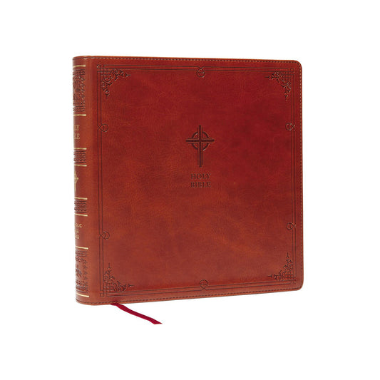 NABRE XL Catholic Edition Large Print Bible Brown (Comfort Print)(Imitation Leather)