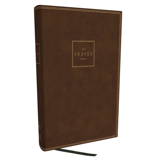 NKJV Brown Imitation Leather The Prayer Bible Comfort Print