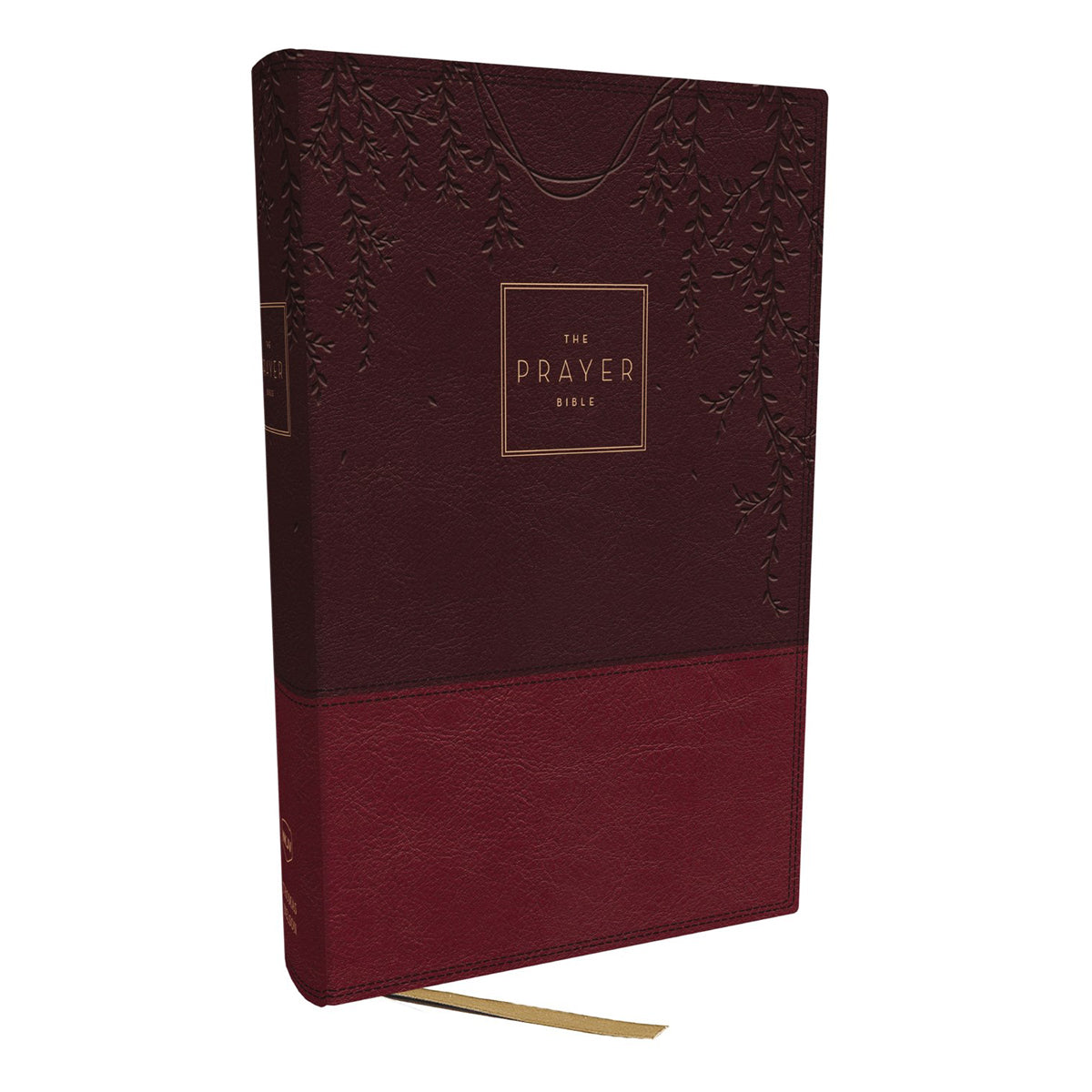 NKJV Burgundy Imitation Leather The Prayer Bible Comfort Print