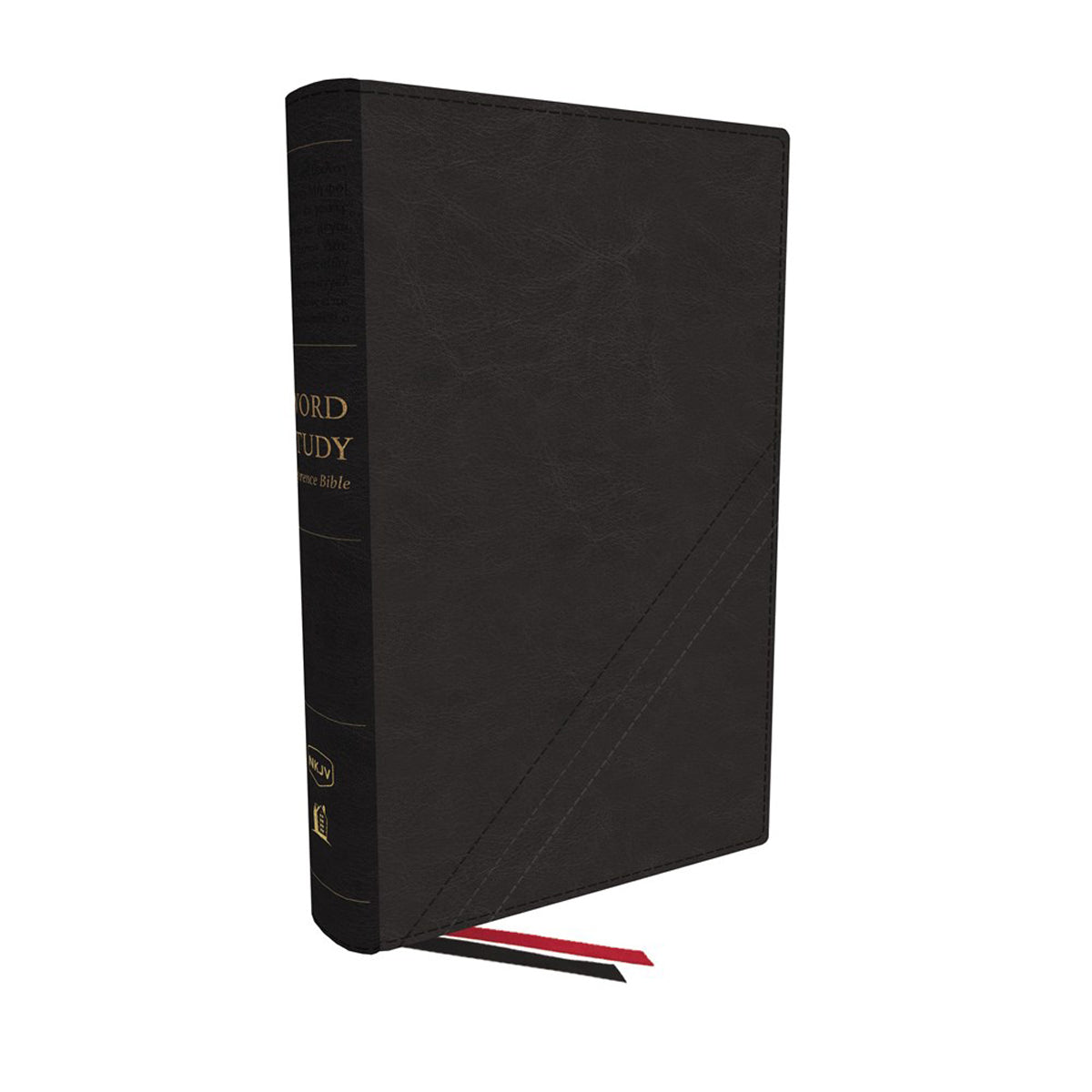 NKJV Word Study Ref Bible Black (Comfort Print)(Imitation Leather)