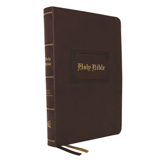 KJV Personal Size Ref Bible Idx Brn (Comfort Print)(IM)