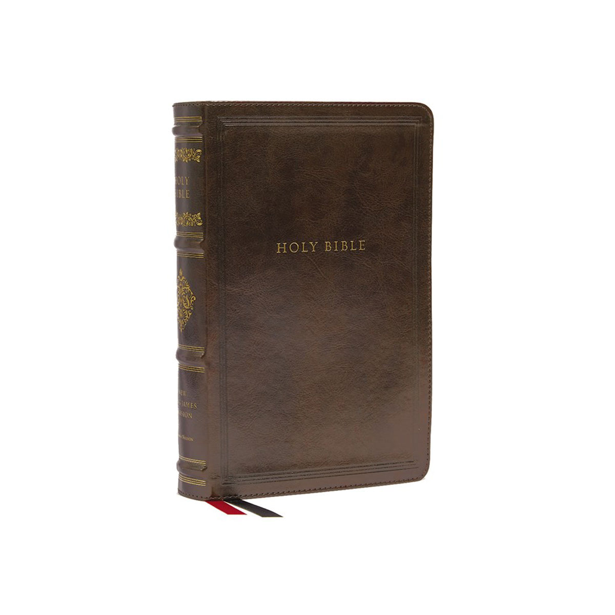 NKJV Wide-Margin Ref Bible Brown (Sovereign Col)(Imitation Leather)