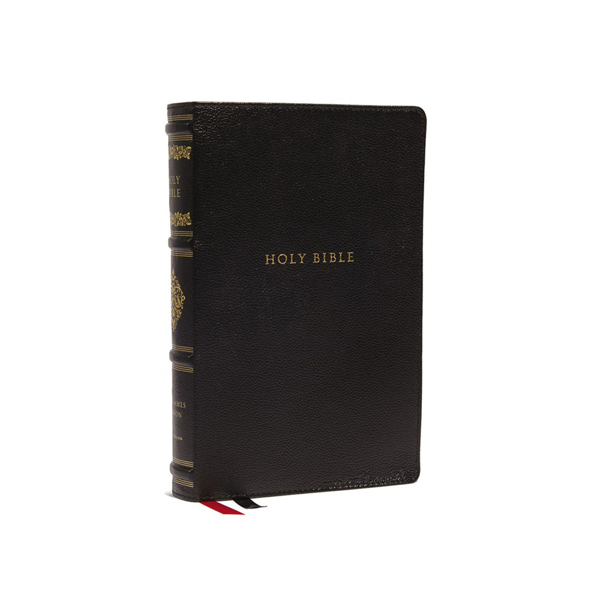 KJV Wide-Margin Reference Bible Black (Comfort Print)(Sovereign Collection)(Genuine Leather)