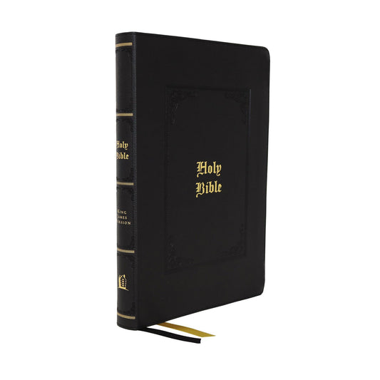 KJV Center-Column Reference Bible Large Print Black (Comfort Print)(Imitation Leather)