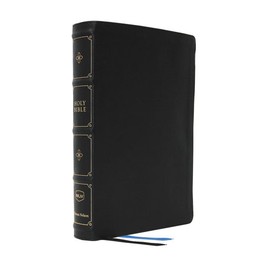 NKJV Thinline Ref Bible Indexed Black Maclaren Series (Imitation Leather)