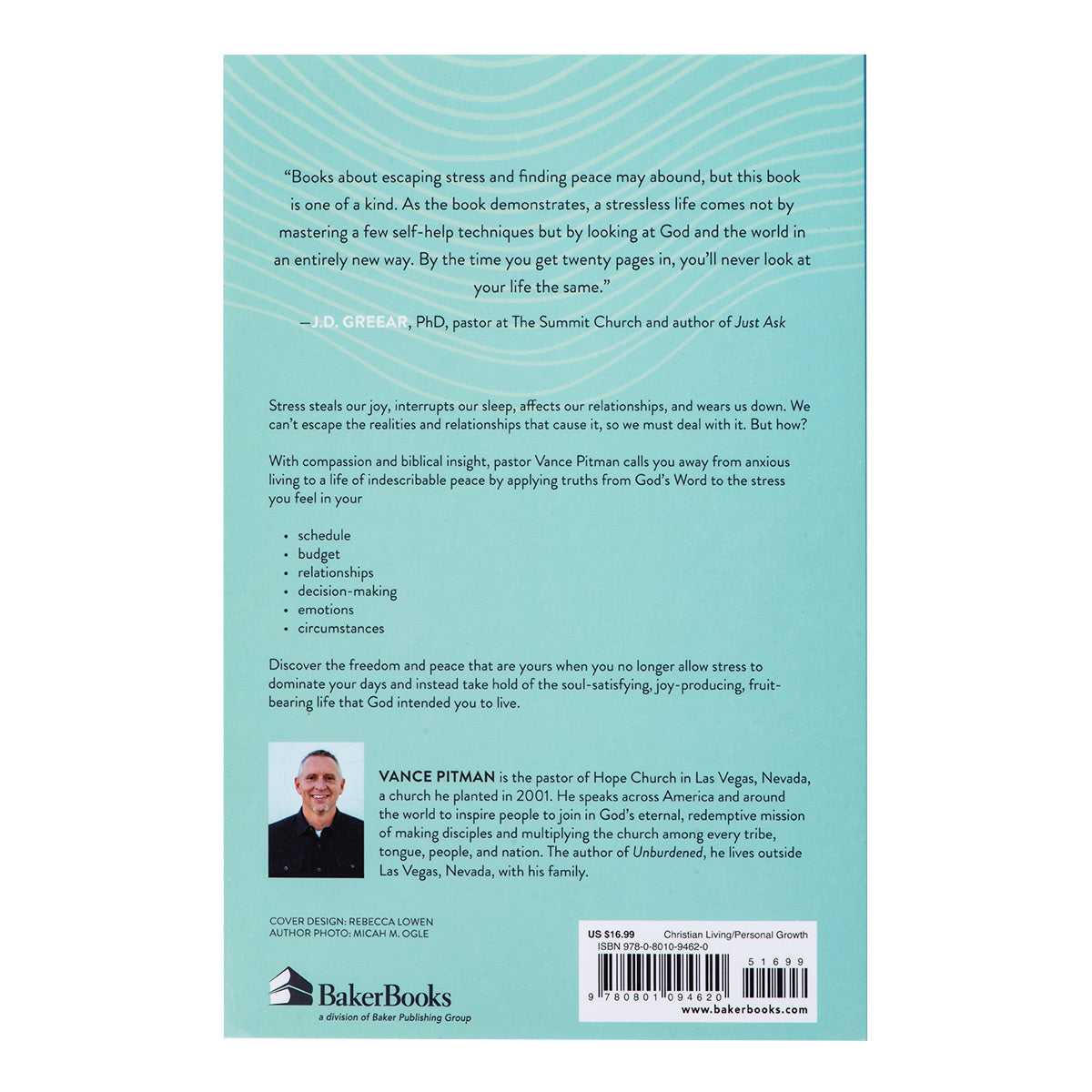 The Stressless Life: Experiencing The Unshakable Presence of God's Indescribable Peace (Paperback)