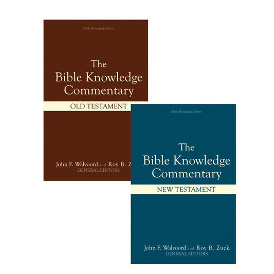 Bible Knowledge Commentary: 2 Volume Set (Hardcover)