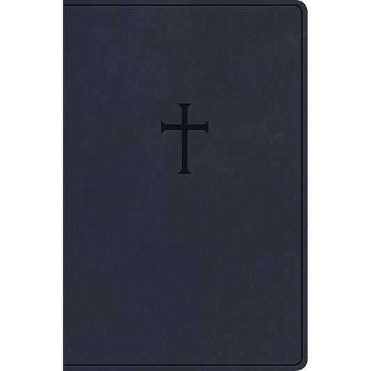 KJV Everyday Study Bible Cross Navy Cross (Imitation Leather)