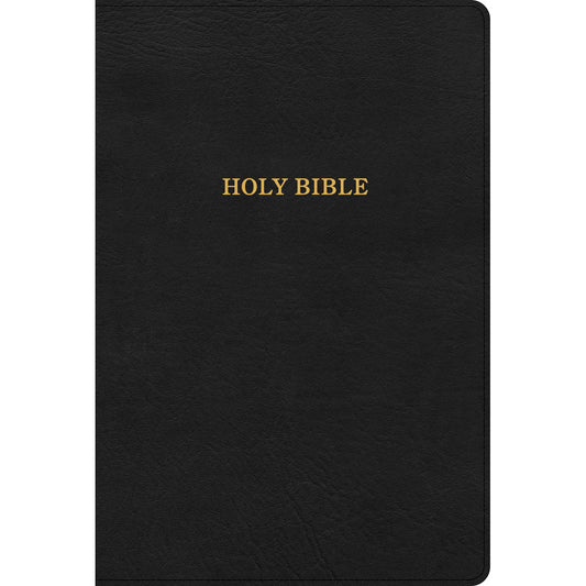 KJV Thinline Bible Large Print Black (Imitation Leather)