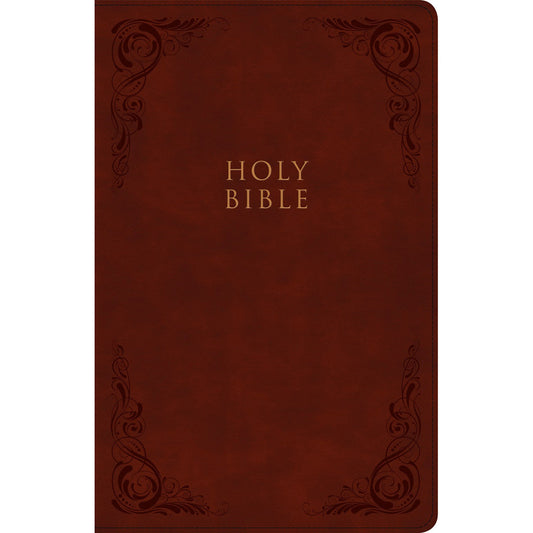 CSB Personal Size Reference Bible Large Print Burgundy (Imitation Leather)