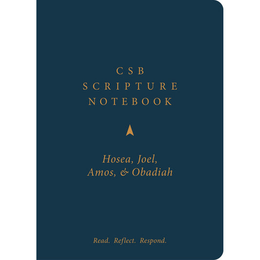 CSB Scripture Notebook Hosea Joel Amos Obadiah: Read Reflect Respond (Paperback)