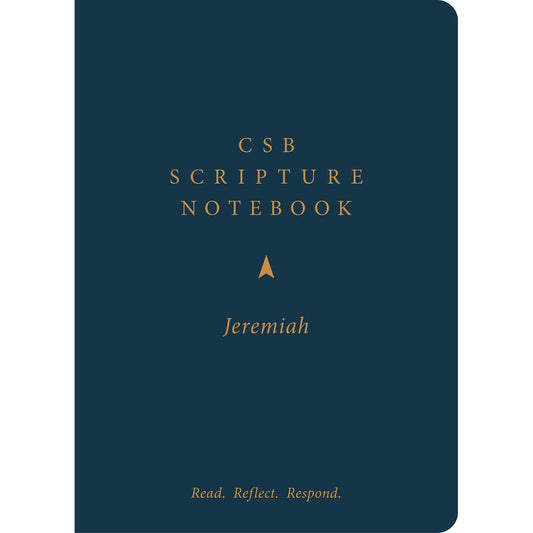 CSB Scripture Notebook Jeremiah: Read Reflect Respond (Paperback)