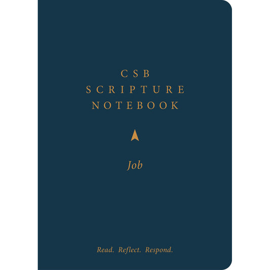 CSB Scripture Notebook Job: Read Reflect Respond (Paperback)