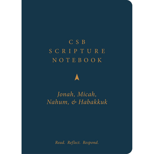 CSB Scripture Notebook Jonah Micah Nahum Habakkuk: Read Reflect Respond (Paperback)