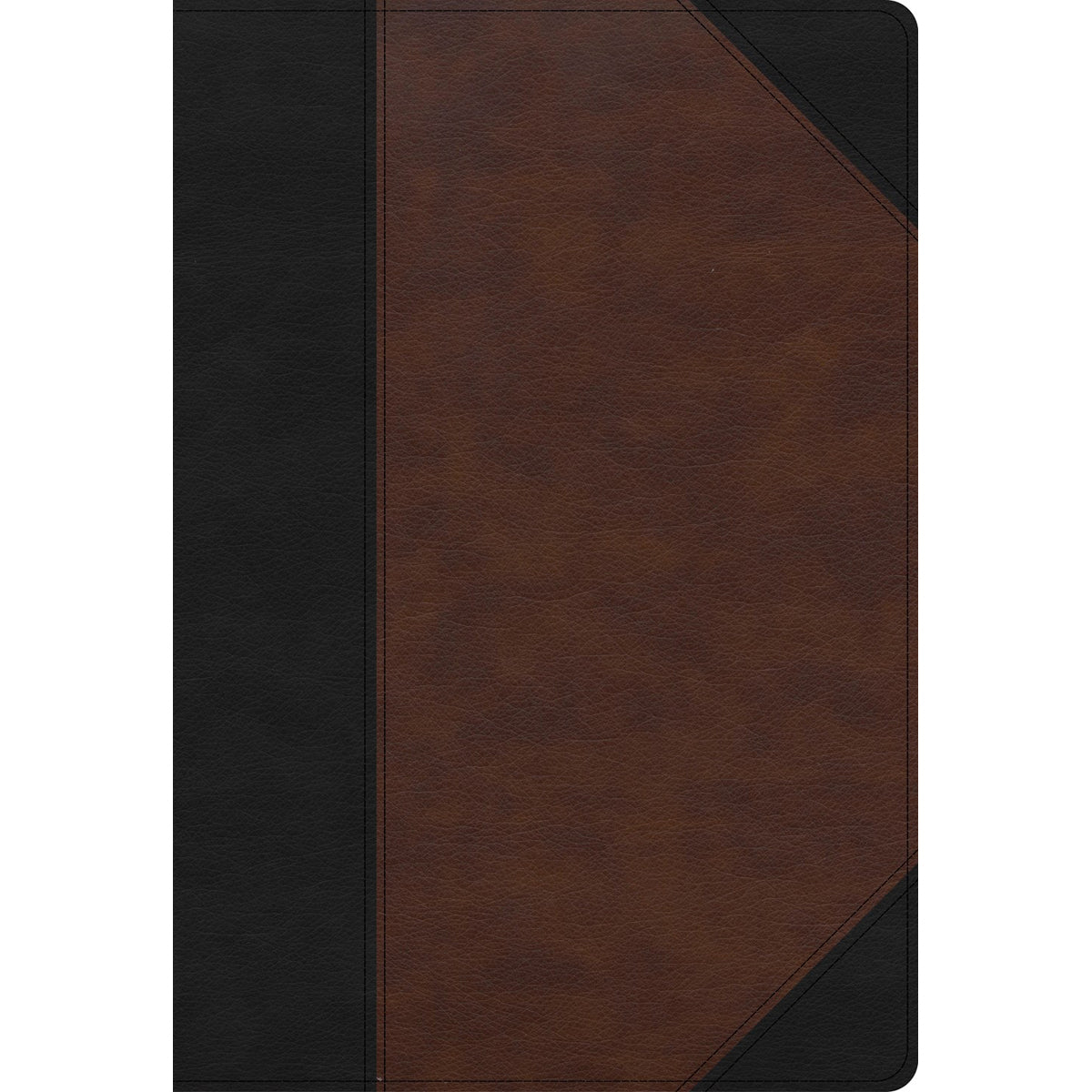 CSB Reference Super Giant Print Bible Indexed Black / Brown (Imitation Leather)