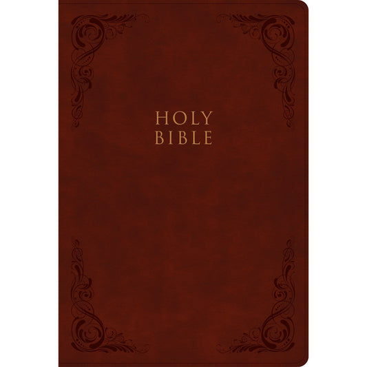 CSB Reference Super Giant Print Bible Burgundy (Imitation Leather)