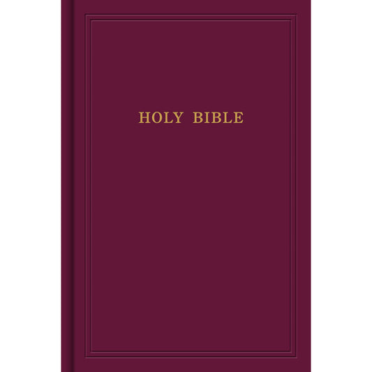 KJV Pew Bible Garnet (Hardcover)