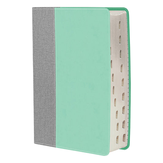 CSB Lifeway Women's Bible Indexed Gray / Mint (Imitation Leather)