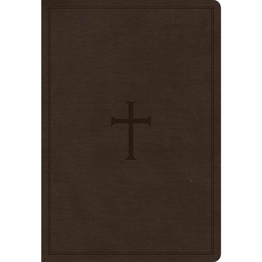 CSB Reference Super Giant Print Bible Value Edition Brown (Imitation Leather)