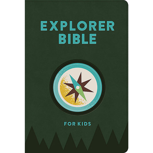 CSB Explorer Bible For Kids Olive Compass (Imitation Leather)