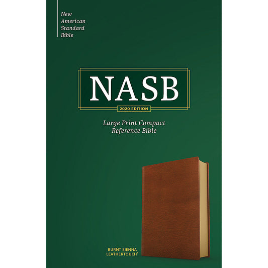 NASB Compact Reference Bible Burnt Sienna (Imitation Leather)