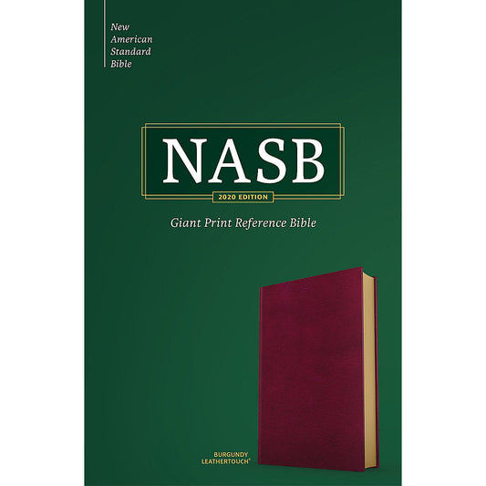 NASB Reference Bible Giant Print Burgundy (Imitation Leather)