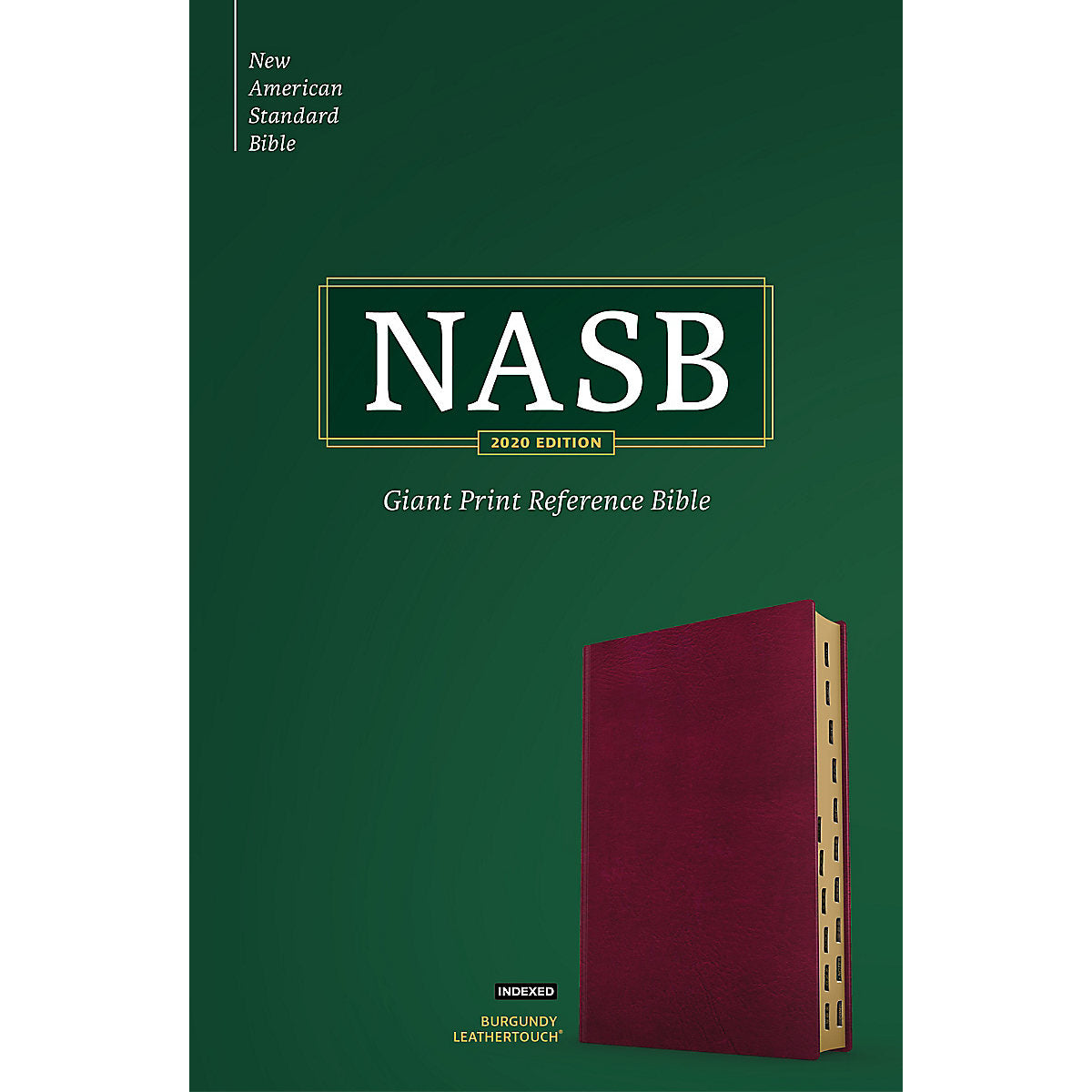 NASB Reference Bible Giant Print Indexed Burgundy (Imitation Leather)