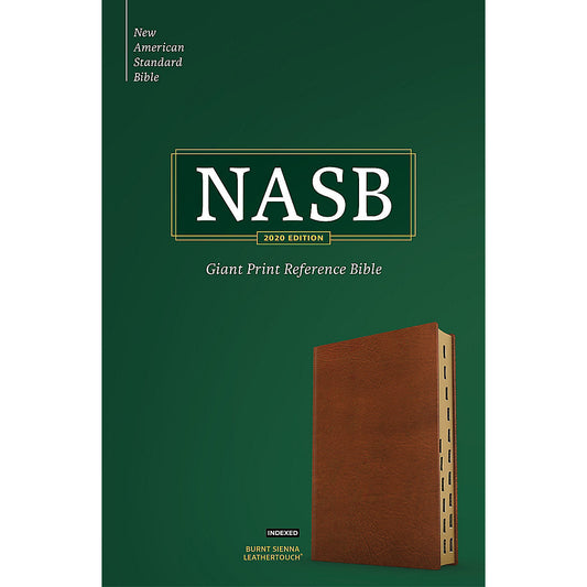 NASB Reference Bible Giant Print Indexed Burnt Sienna (Imitation Leather)
