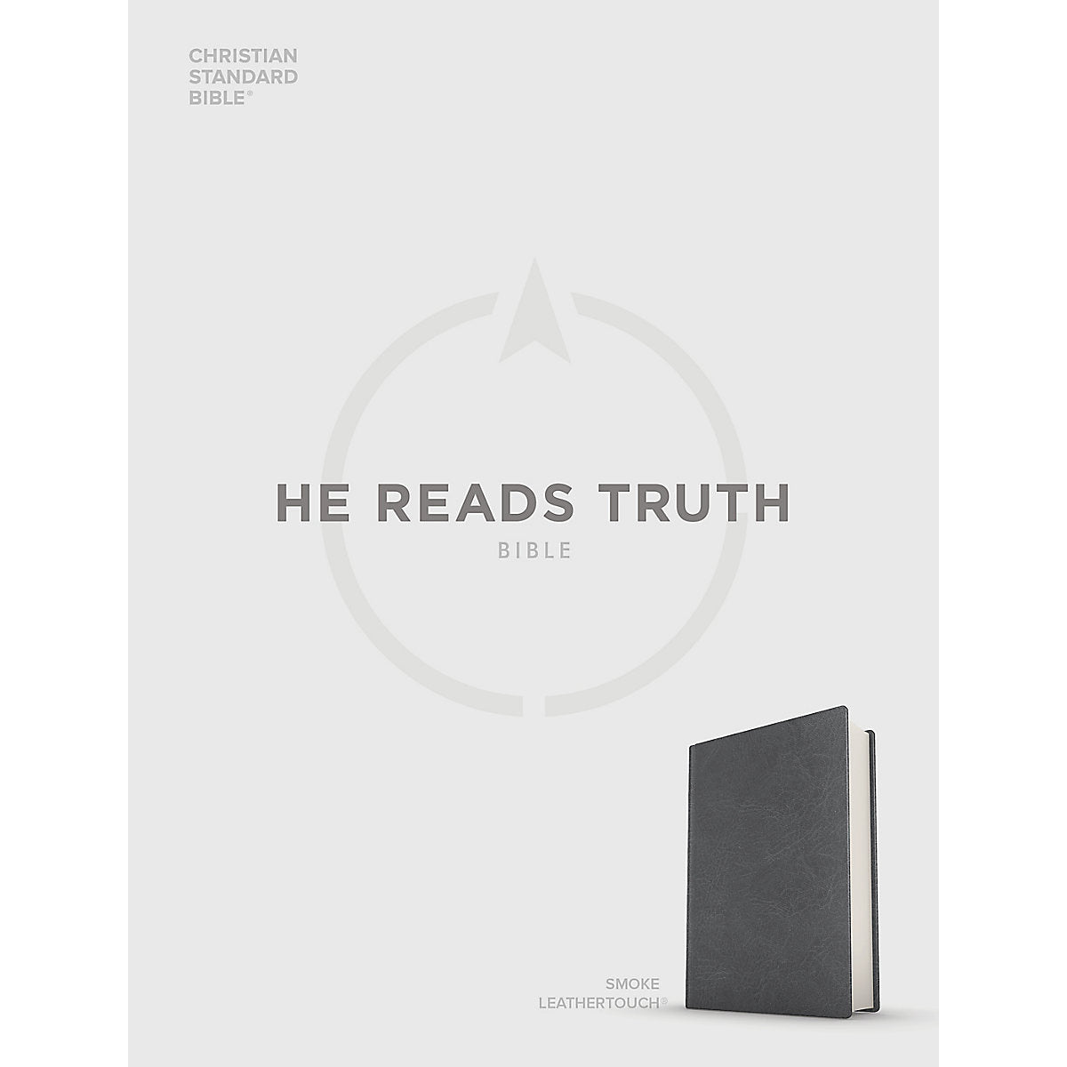CSB He Reads Truth Bible Smoke (Imitation Leather)