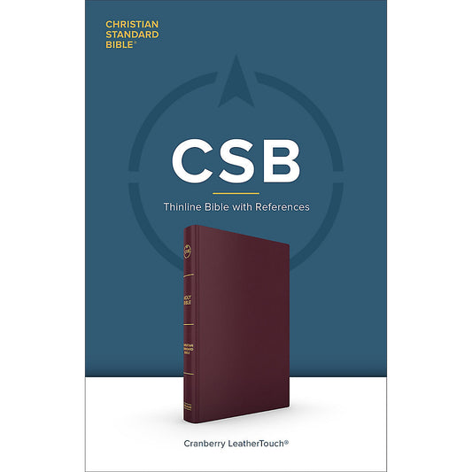 CSB Thinline Reference Bible Cranberry (Imitation Leather)