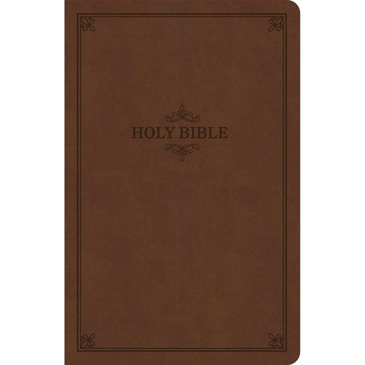 KJV Thinline Bible Value Edition Brown (Imitation Leather)