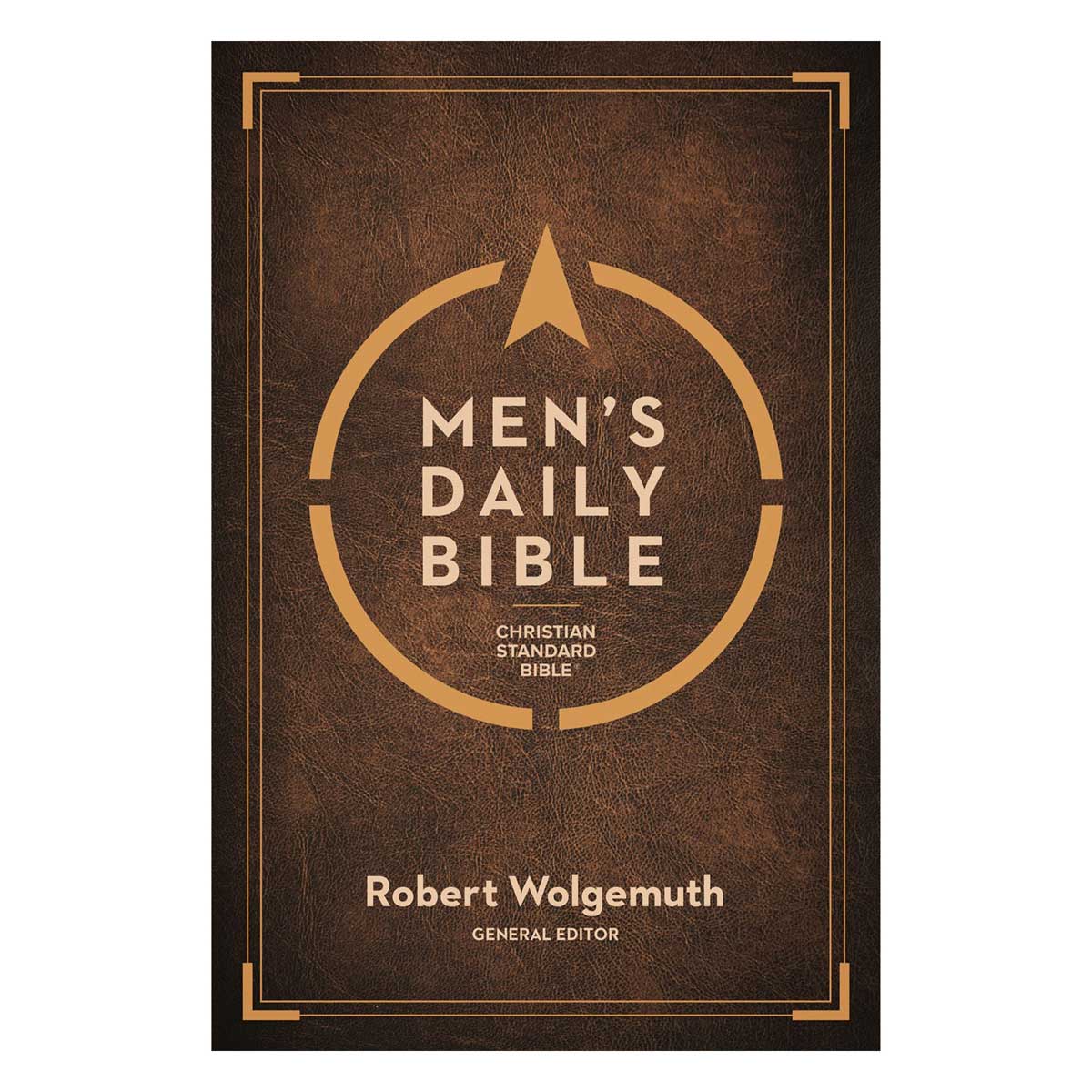 CSB Brown Hardcover Men's Daily Bible