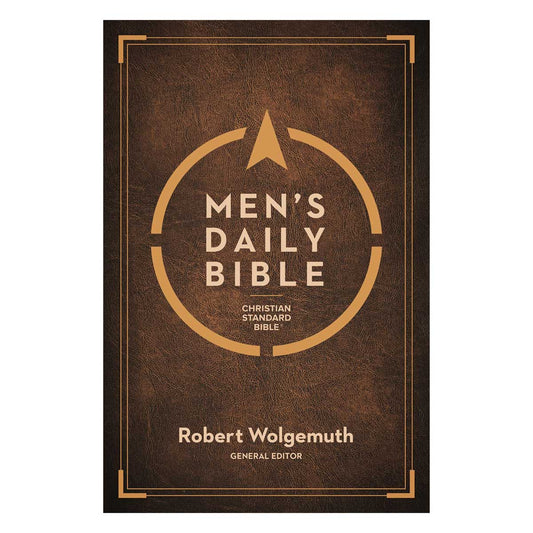 CSB Brown Hardcover Men's Daily Bible