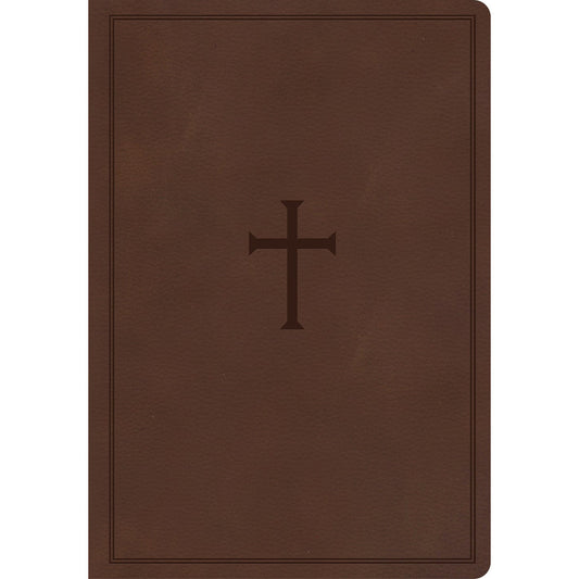 CSB Reference Bible Super Giant Print Indexed Brown (Imitation Leather)