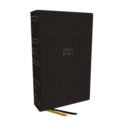 KJV Center-Column Reference Bible Red Letter Idx Black (Imitation Leather)