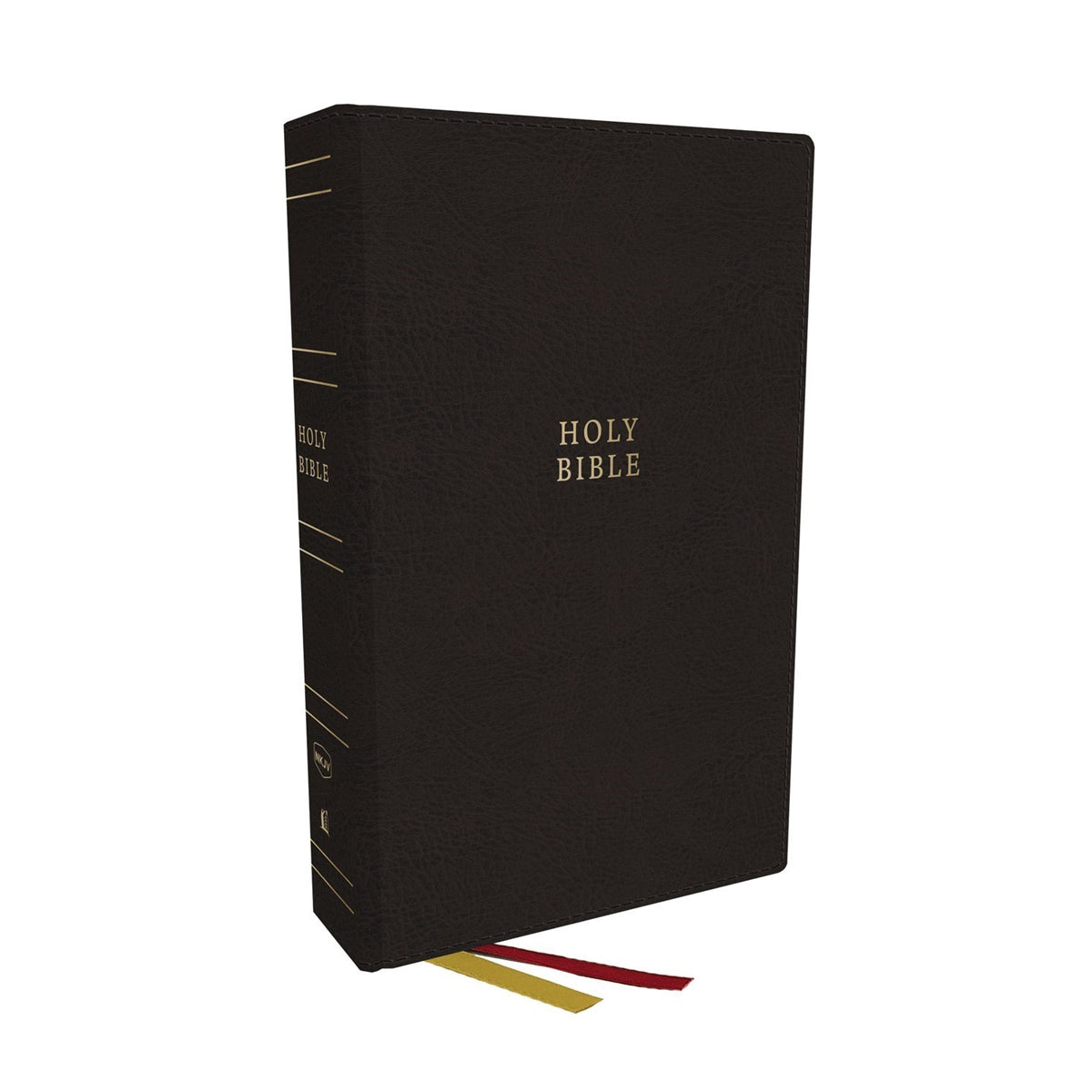 NKJV Reference Super Giant Print Bible Red Letter Idx Black (Genuine Leather)