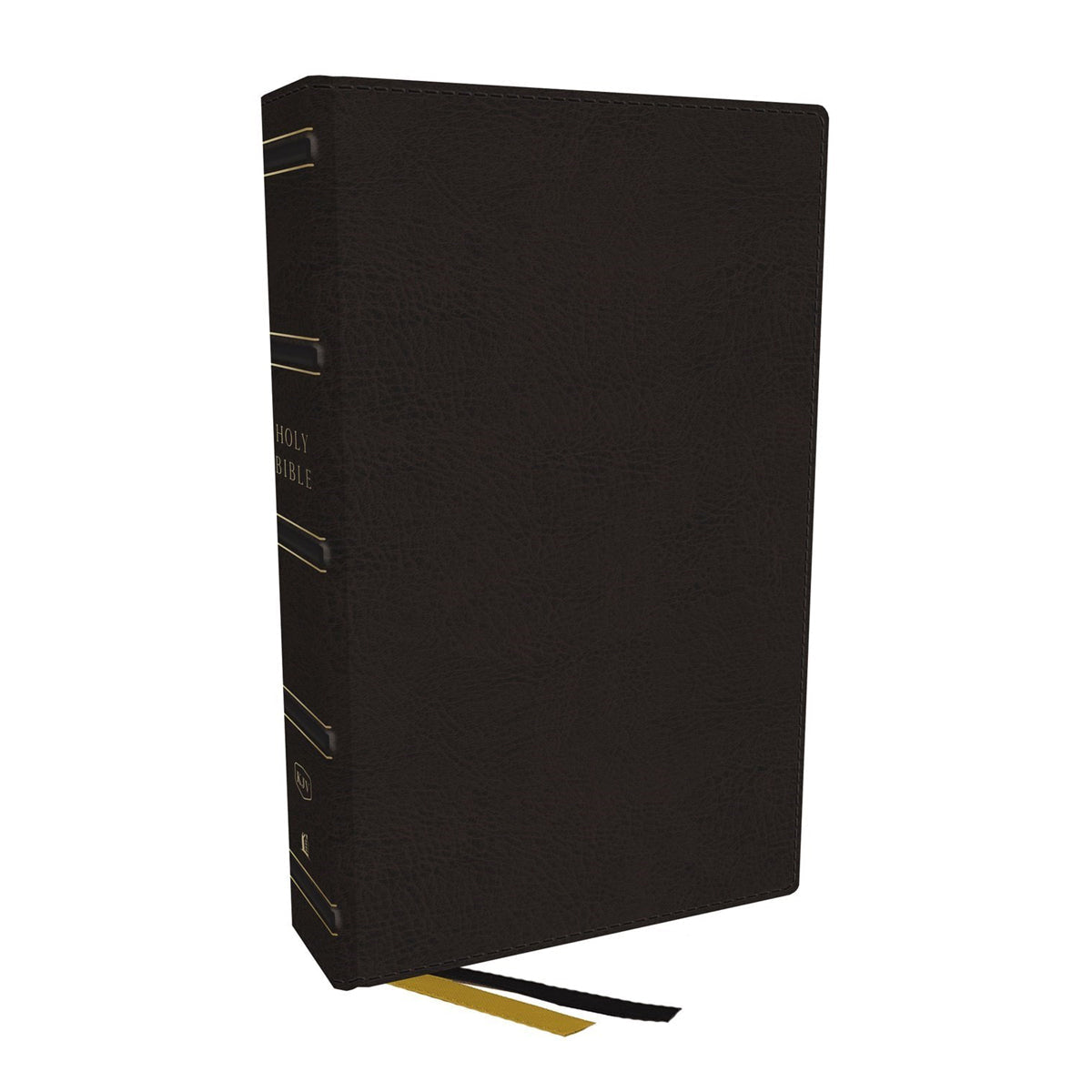 KJV Center-Column Reference Bible Red Letter Idx Black (Genuine Leather)
