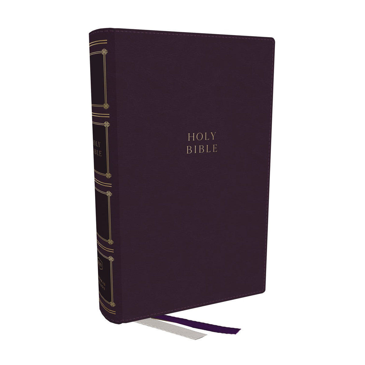 KJV Compact Center-Column Reference Bible Index Purple Comfort Print (Imitation Leather)