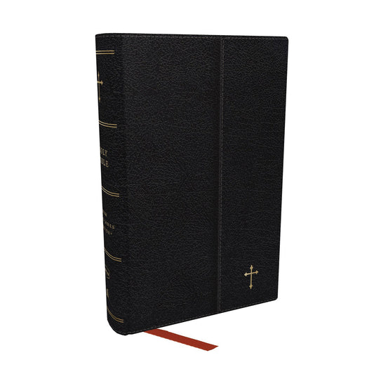 NKJV Compact Paragraph-Style Ref Bible Red Letter Black (Comfort Print)(Flexcover)