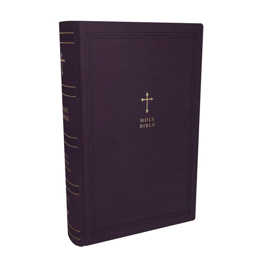 KJV Compact Reference Bible Red Letter With Zip Purple (Comfort Print)(Imitation Leather)