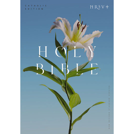 NRSV Easter Lily Paperback Catholic Edition Holy Bible Global Cover Series