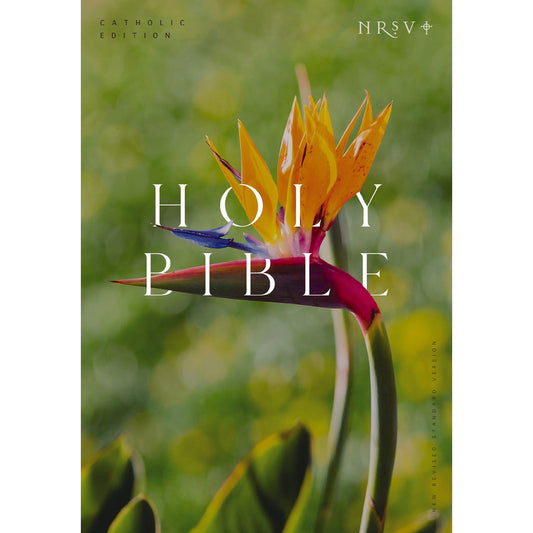 NRSV Bird of Paradise Paperback Catholic Edition Holy Bible Global Cover Series