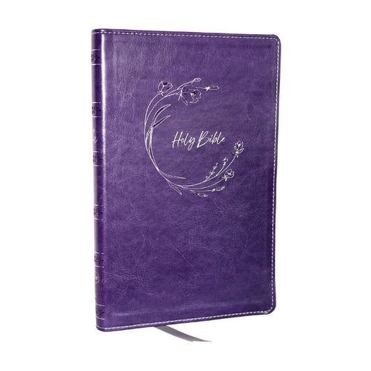 KJV Purple Imitation Leather Ultra Thinline Bible Comfort Print