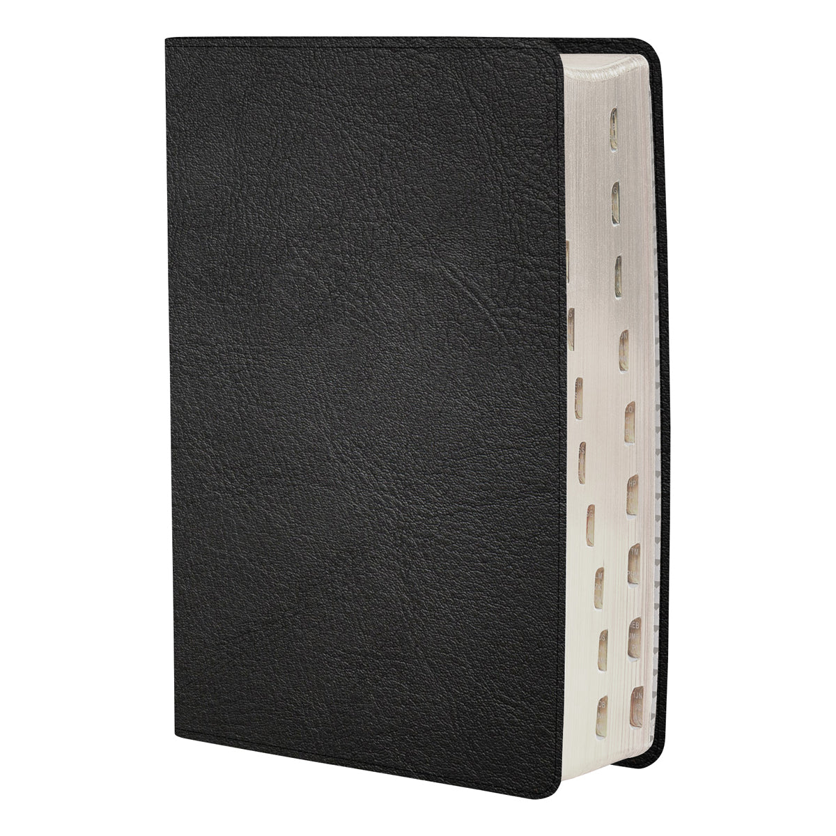 CSB Black Genuine Leather Personal Size Bible Giant Print Indexed