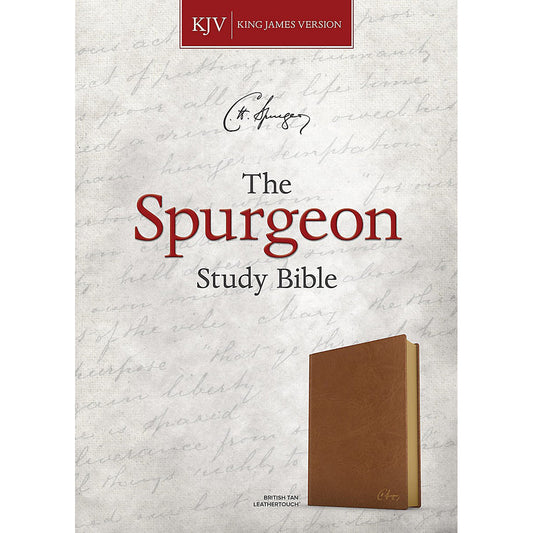 KJV Spurgeon Study Bible Tan (Imitation Leather)