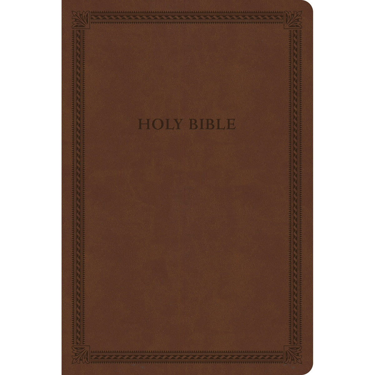 CSB Brown Imitation Leather Thinline Value Edition Bible Large Print