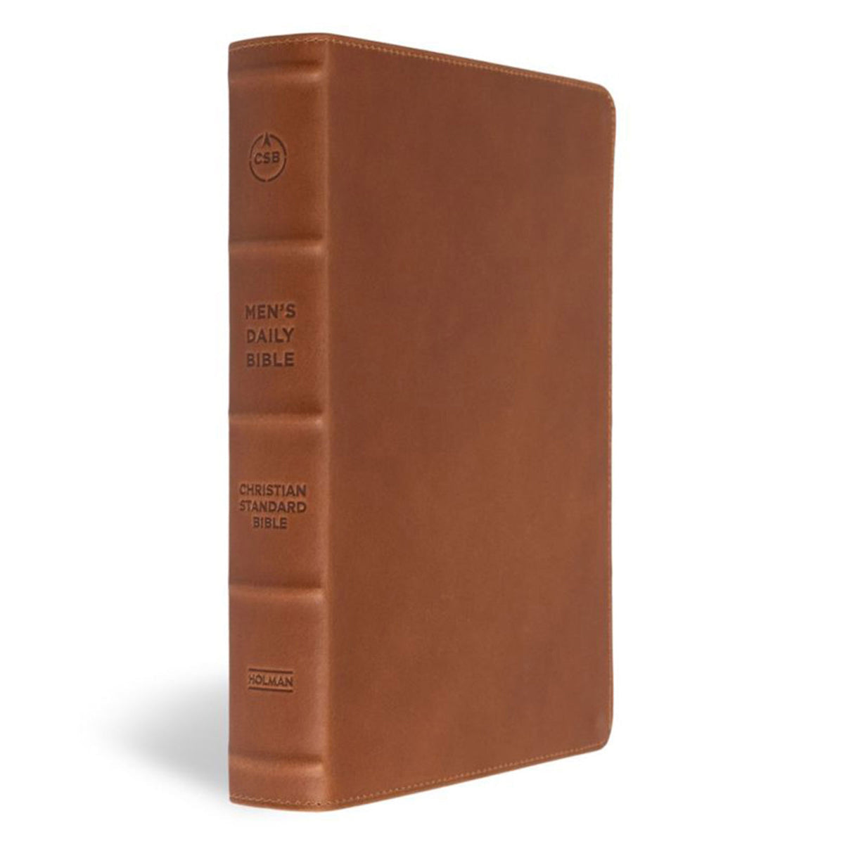 CSB Brown Genuine Leather Men's Daily Bible