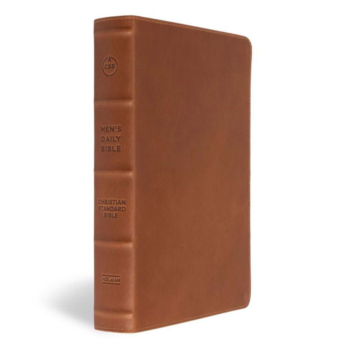 CSB Brown Genuine Leather Men's Daily Bible Indexed