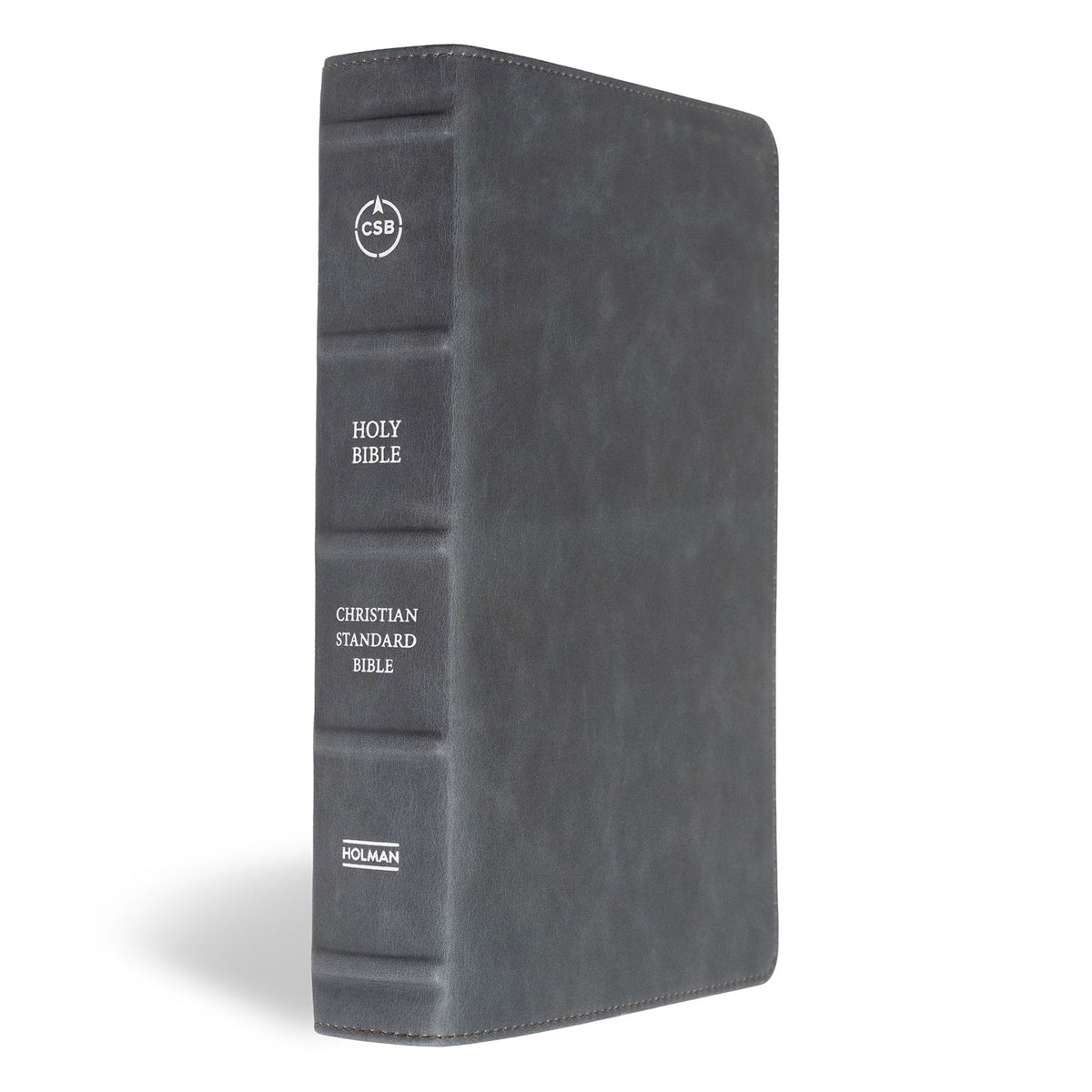 CSB Marbled Slate Genuine Leather Single-Column Personal Size Handcrafted Bible