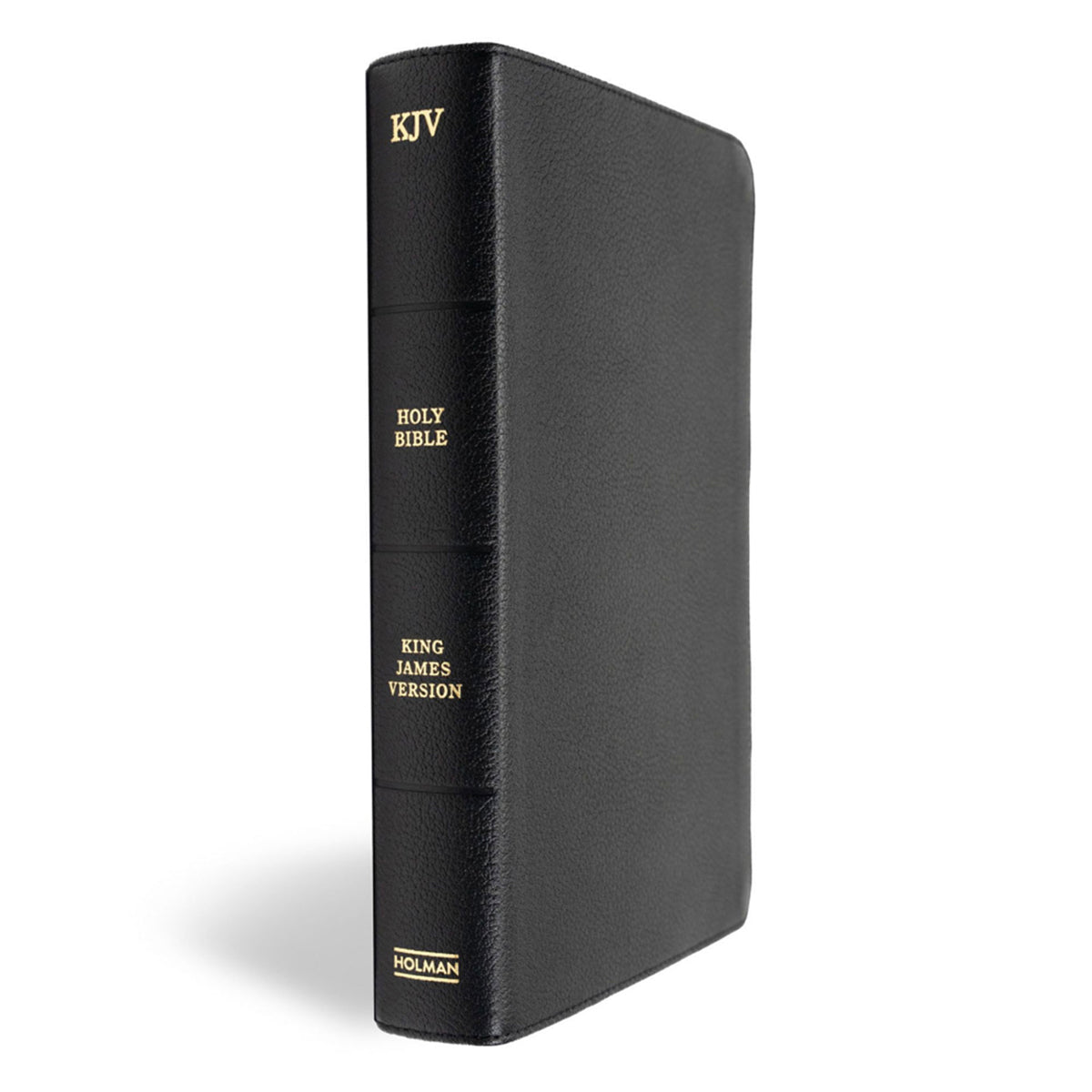 KJV Black Genuine Leather Personal Size Bible Giant Print Indexed